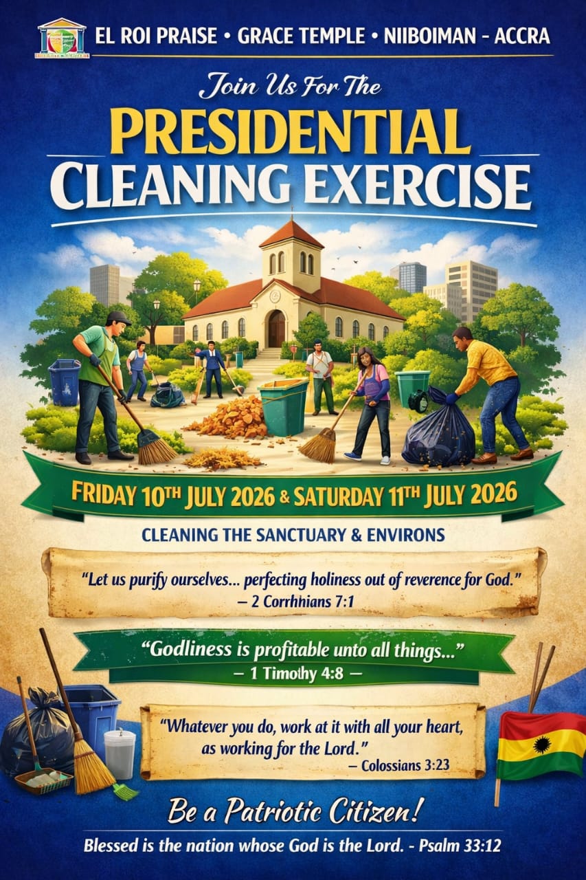 🧹 National Day of Cleaning – Presidential Cleaning Exercise